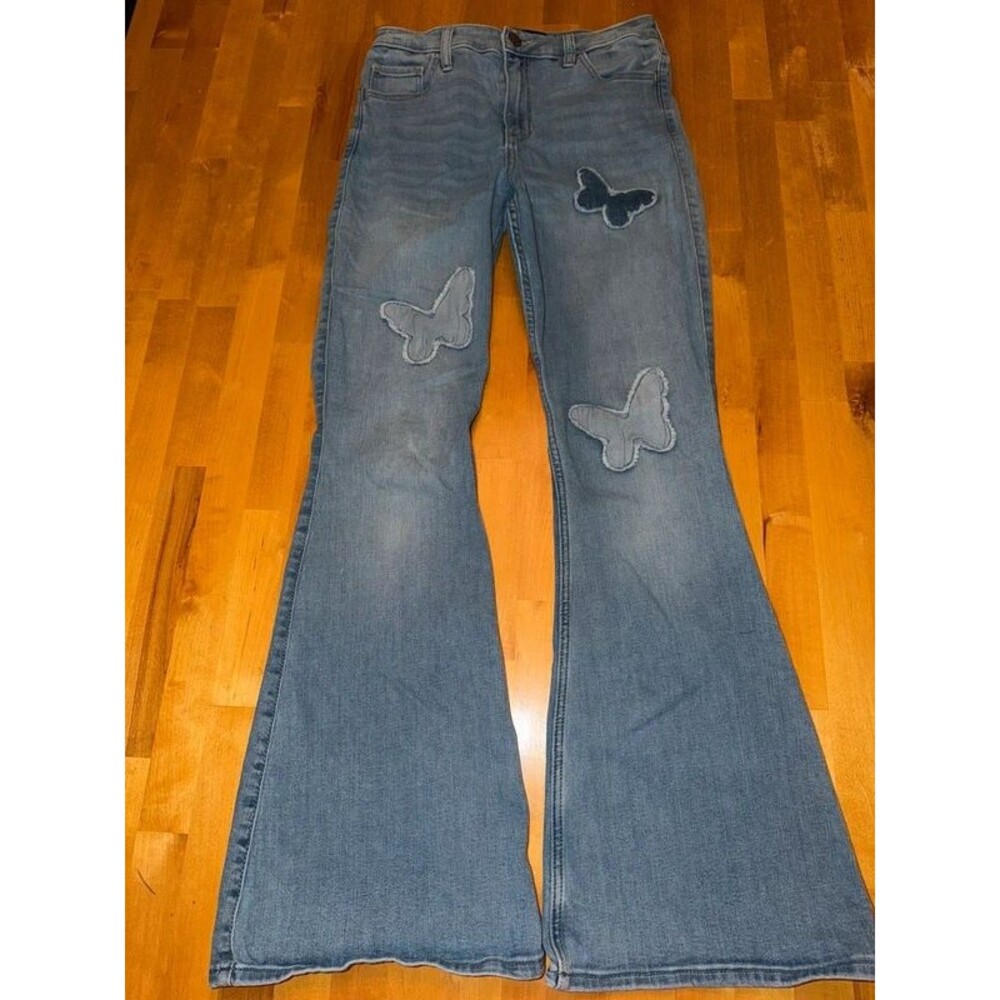 Hollister Butterfly Flare Jeans 8R 29W Size